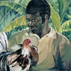 Abel z kogutem bojowym, 1961