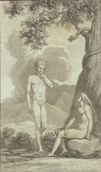 Ilustracja do "Adama i Ewy" Ewalda. IV