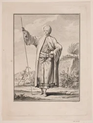 Portret Carstena Niebuhra w arabskim stroju