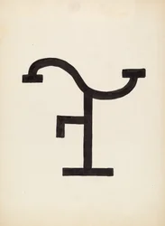 Marka bydła, ok. 1936.