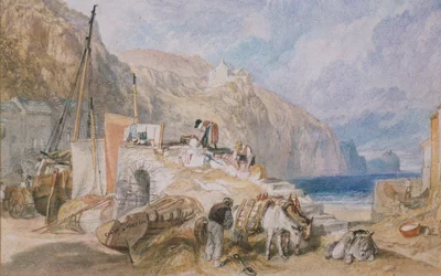 Combe Martin, Devonshire, c1824