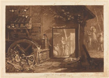 Pembury Mill, Kent, opublikowana w 1808 r.