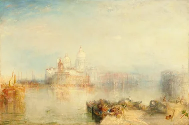 Dogana i Santa Maria della Salute, Wenecja, 1843.
