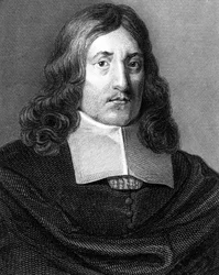John Milton, XVII-wieczny poeta angielski, 1820.