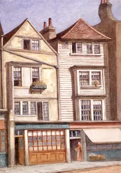 Clerkenwell Coffee House, Clerkenwell Green, Finsbury, Londyn, 1871
