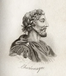 Karol Wielki, król Franków (grafika)