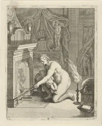 Thetis stawia Achillesa w ogniu Sceny z życia Achillesa (tytuł serii) Vitam et mortem Achilli (tytuł serii)