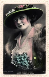 Billie Burke 1886-1970, amerykańska aktorka, początek XX wieku.