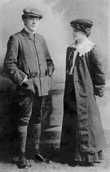 Mabel Hackney i Laurence Irving, 1907.