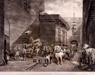 The Hour Glass Brewery na Upper Thames Street, Londyn, 1821.