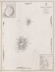 Azory Corvo i Flores. Surveyed by Capt. A.T.E Vidal R.N 1844.