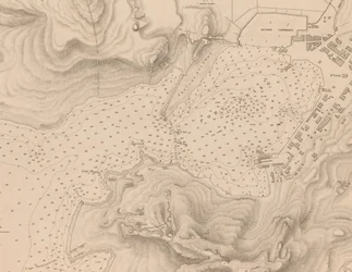 Grecja, Peiraeus lub Port Drako zbadany przez komandora Thomasa Gravesa, H.M.S. Beacon 1840, [Detal]