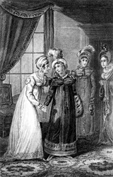 Ostatni wywiad Jej Królewskiej Mości i Księżniczki Charlotte, 1820.