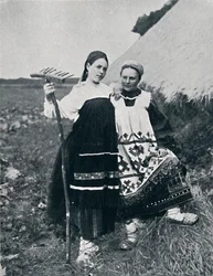 Dwie kobiety z Riazania, Rosja Centralna, 1912