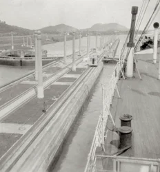 SS Orbita, Kanał Panamski, Panama, XX w.