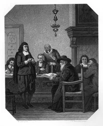 Benedykt Spinoza, XVII-wieczny filozof holenderski, ok. 1870.