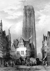 Katedra Malines Mechelen, Antwerpia, Belgia, XIX wiek.