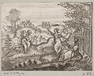 Ilustracja do Adama Oleariusa, „Perski Rosenthal genialnego poety Schicha Saadi […]”, Szlezwik 1660