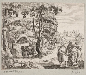 Ilustracja do Adama Oleariusa, „Perski Rosenthal genialnego poety Schicha Saadi […]”, Szlezwik 1660