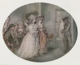 Promenada w Carlisle House, 1780, 1920
