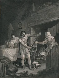 Alfred w Chatce Neatherds, połowa XIX wieku.