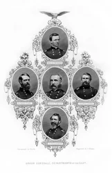 generałowie unii wojny domowej wydziałów wschodnich, 1862-1867.