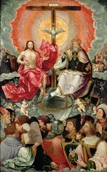 Centralny panel Tryptyk z Adoracją Trójcy, 1523 (zob. 242037, 242038, 242039)