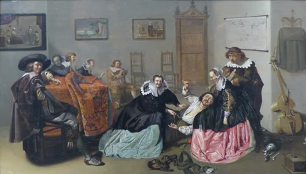 Francuski: Scène galante Scena burdelowa