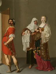 Salome z głową świętego Jana Chrzciciela, połowa XVI wieku (olej na drewnie)