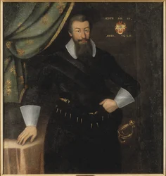 Le comte Axel Oxenstierna (Oxenstjerna), wielki kanclerz de Suede - Portret hrabiego Axel Oxenstierna (1583-1654), autorstwa Elbfasa, Jacoba Heinricha (ok. 1600-1664). olej na płótnie