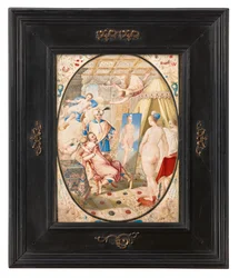Apelles malujący Campaspe, kochankę Aleksandra Wielkiego