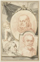 Portrety Roelant Savery, Fransa Snijdersa i Theodoora Rombouts