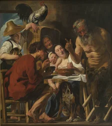 Satyr i rodzina chłopska