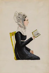 Portret Elżbiety Sweitzer Musser, ca. 1826.