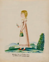 Portret Sary Musser, 1826.