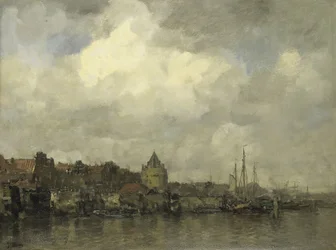 Schreierstoren na zewnątrz w Amsterdamie