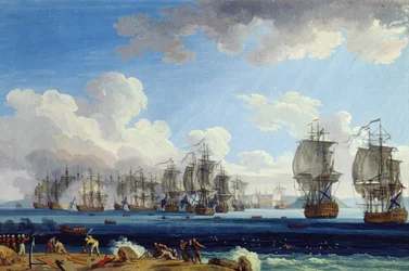 Bitwa pod Czesmą 5 lipca 1770