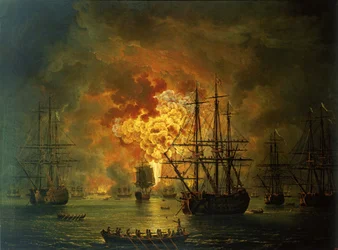 Zniszczenie floty tureckiej w zatoce Czesme, 1772