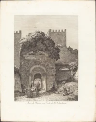 Łuk Druzusa, obecnie brama San Sebastiano