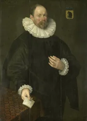 Portret Paulusa Cornelisza van Beresteyna (1548-1625), burgomastera Delft