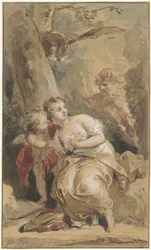 Callisto, Amor i Jupiter z orłem