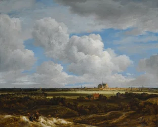 niemiecki: Blick auf Haarlem Widok na Haarlem (Haerlempje)