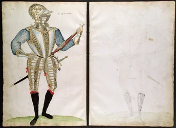 Zbroja dla Sir Johna Smitha, z albumu An Elizabethan Armourers