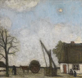Studnia (olej na płótnie)