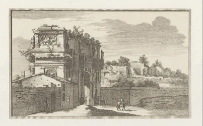 Łuk Konstantyna w Rzymie Widoki Rzymu (tytuł serii) La Galerie agreable du mond (...) divisée en LXVI tomes...Cette partie comprend le Rome moderne (tytuł serii) Budynki Magesyn der Italiaense (tytuł serii)