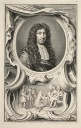 Portret Savile, markiza Halifax, ilustracja z „Heads of Illustrious Persons of Great Britain”, wyd. autor: Knapton, Londyn 1742