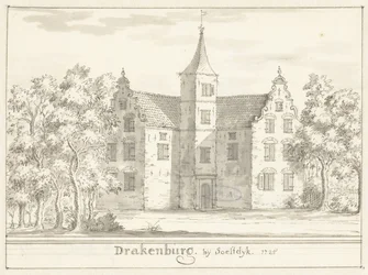 Zamek Drakenburg niedaleko Soestdijk