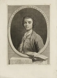 Portret piosenkarza Farinelli Carlo Broschi 1705-1782, 1735