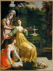 Zuzanna w kąpieli (obraz na płótnie)