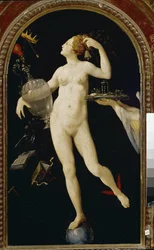 Alegoria fortuny (olej na drewnie, koniec XVI w.)